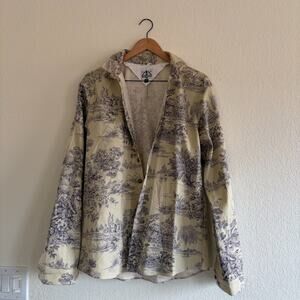 Zam Barrett Dialogue Collection Toile de Jouy shirt Size 46